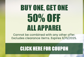 50% OFF ALL APPAREL